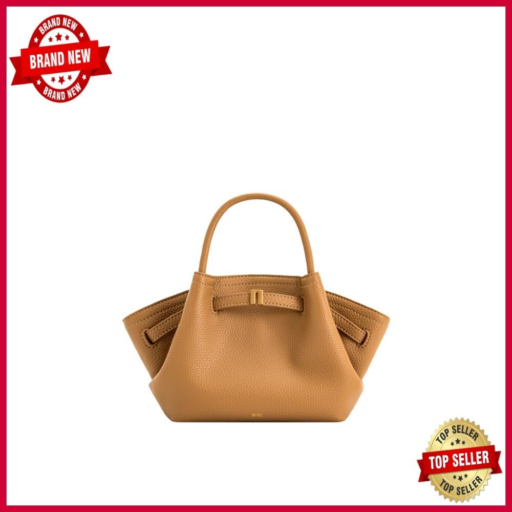 Vegan Leather Mini Tote Bag with Adjustable Strap, Crossbody or Hand Carry
